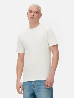 Homme Primark Hauts Et T-Shirts|T-shirt Coupe Slim à Manches Courtes