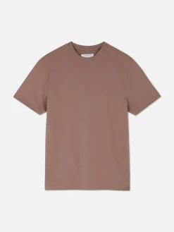 Homme Primark Hauts Et T-Shirts|T-shirt Coupe Slim à Manches Courtes