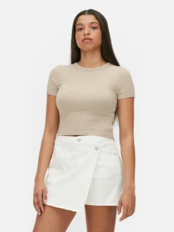 Femme Primark Hauts Et T-Shirts|T-shirt Court à Manches Courtes