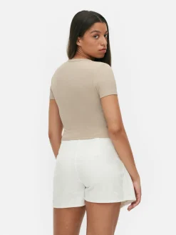 Femme Primark Hauts Et T-Shirts|T-shirt Court à Manches Courtes