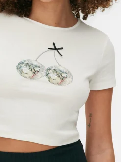 Femme Primark Hauts Et T-Shirts|T-shirt Court Graphique