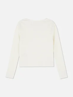 Enfant Primark Hauts Et T-Shirts|T-shirt Côtelé à Encolure Crantée