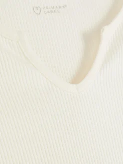 Enfant Primark Hauts Et T-Shirts|T-shirt Côtelé à Encolure Crantée