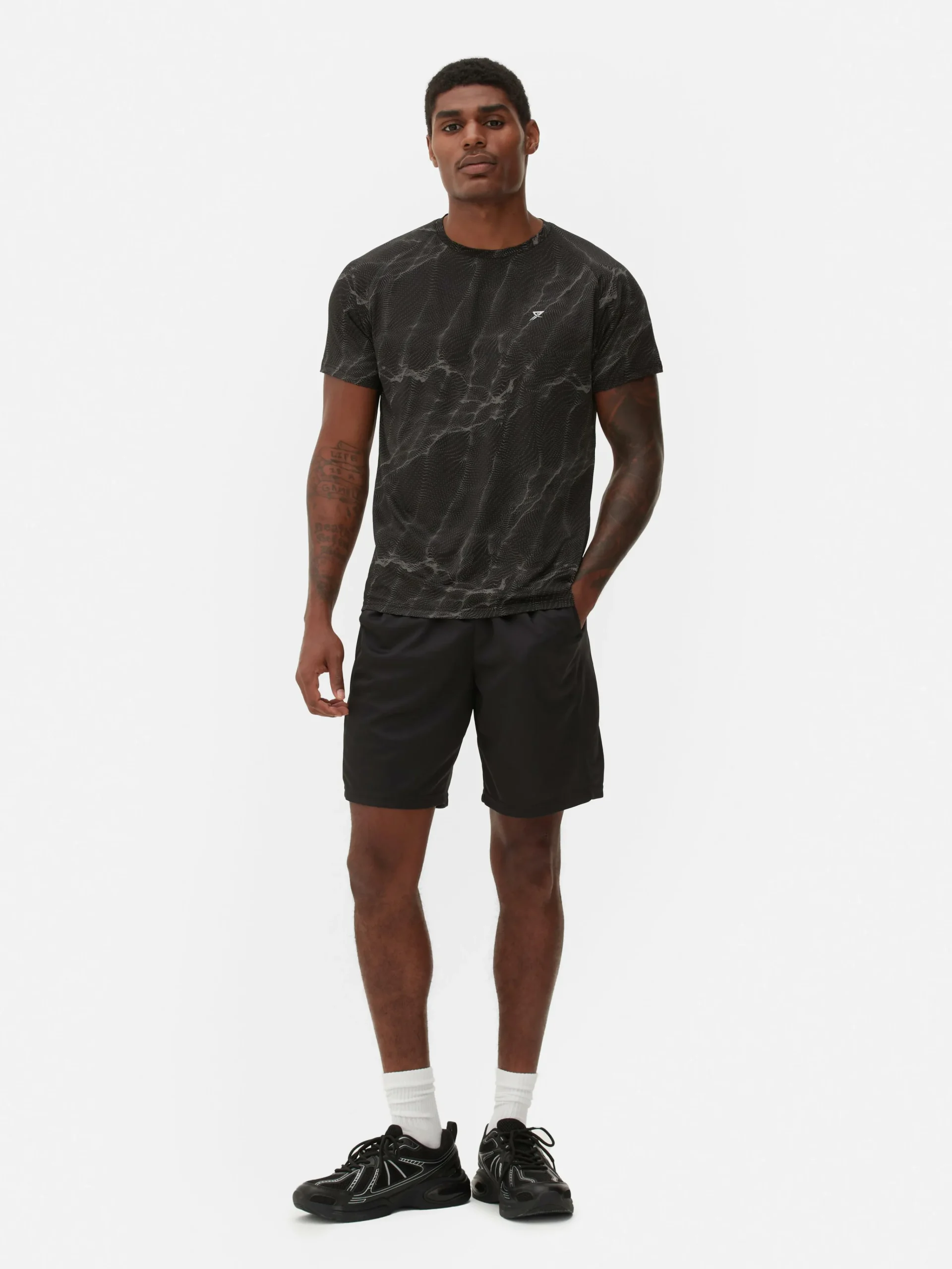 Homme Primark Vêtements De Sport|Hauts Et T-Shirts|T-shirt De Sport à Motif