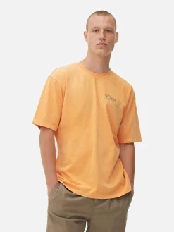 Homme Primark Hauts Et T-Shirts|T-shirt Délavé Citrus Limonada