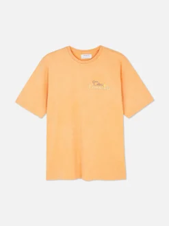 Homme Primark Hauts Et T-Shirts|T-shirt Délavé Citrus Limonada