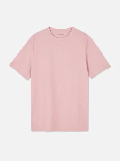 Homme Primark Hauts Et T-Shirts|T-shirt Gaufré à Col Ras-du-cou