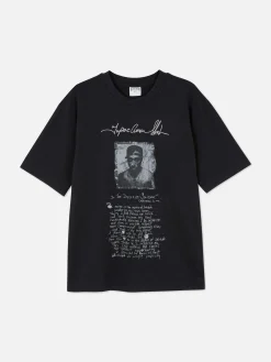 Femme/Homme Primark T-Shirts Et Sweat-Shirts À Motifs|Hauts Et T-Shirts|T-shirt Graphique Avec Inscription Tupac