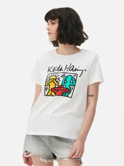 Femme Primark Hauts Et T-Shirts|T-shirt Graphique Keith Haring