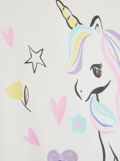 Enfant Primark Hauts Et T-Shirts|T-shirt Graphique Licorne