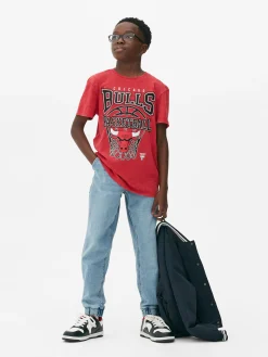 Enfant Primark Hauts Et T-Shirts|T-shirt Graphique NBA Chicago Bulls