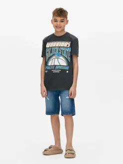 Enfant Primark Hauts Et T-Shirts|T-shirt Graphique NBA Golden State Warriors