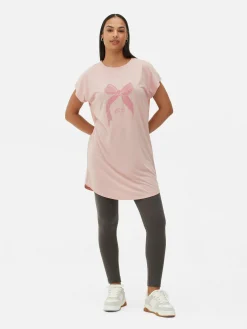 Femme Primark Hauts Et T-Shirts|T-shirt Long à Col Ras-du-cou