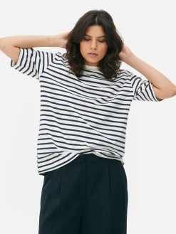 Femme Primark Hauts Et T-Shirts|T-shirt Oversize à Manches Courtes