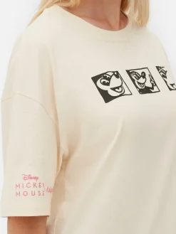 Femme Primark Hauts Et T-Shirts|T-shirt Oversize Disney Mickey Mouse X Keith Haring