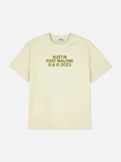 Femme/Homme Primark T-Shirts Et Sweat-Shirts À Motifs|Hauts Et T-Shirts|T-shirt Post Malone Austin Tournée 2023