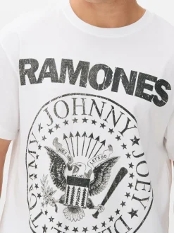 Homme Primark T-Shirts Et Sweat-Shirts À Motifs|Hauts Et T-Shirts|T-shirt Ramones Tour