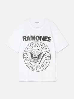 Homme Primark T-Shirts Et Sweat-Shirts À Motifs|Hauts Et T-Shirts|T-shirt Ramones Tour