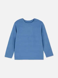 Enfant Primark Hauts Et T-Shirts|T-shirt Rayé Texturé à Manches Longues