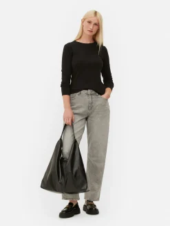 Femme Primark Hauts Et T-Shirts|T-shirt Stretch à Manches Longues