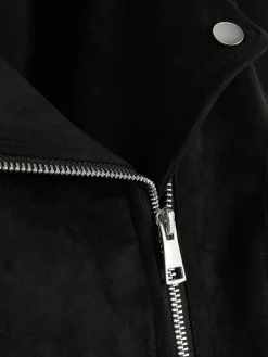 Femme Primark Manteaux Et Vestes|Veste De Motard Imitation Daim