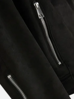 Femme Primark Manteaux Et Vestes|Veste De Motard Imitation Daim