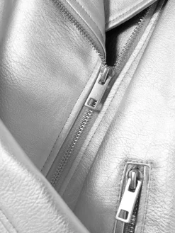 Enfant Primark Manteaux Et Vestes|Veste De Motard Métallisée