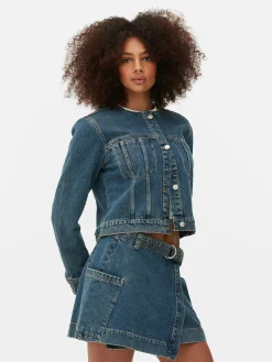 Femme Primark Denim|Manteaux Et Vestes|Veste En Jean Sans Col