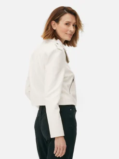 Femme Primark Manteaux Et Vestes|Veste Motard En Simili Cuir Essential