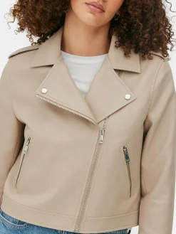 Femme Primark Manteaux Et Vestes|Veste Motard En Simili Cuir Essential