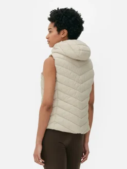 Femme Primark Manteaux Et Vestes|Veste Sans Manche à Capuche