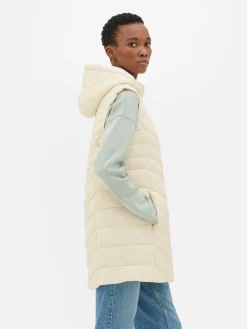 Femme Primark Manteaux Et Vestes|Veste Sans Manches Longue Matelassée