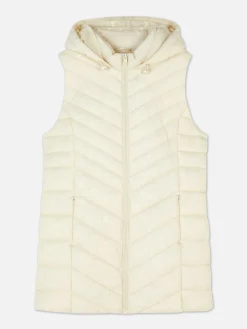 Femme Primark Manteaux Et Vestes|Veste Sans Manches Longue Matelassée