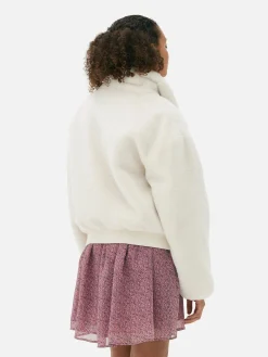 Femme Primark Manteaux Et Vestes|Veste Zippée En Fausse Fourrure