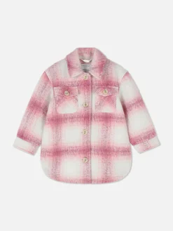 Enfant Primark Manteaux Et Vestes|Veste-chemise Boutonnée à Carreaux